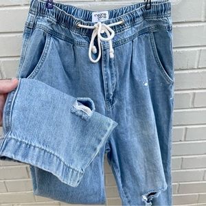 Insane Gene Pacific Coast Draw String High Waist Jeans Size Large